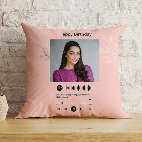 Buy Lovely Spotify Birthday Cushion