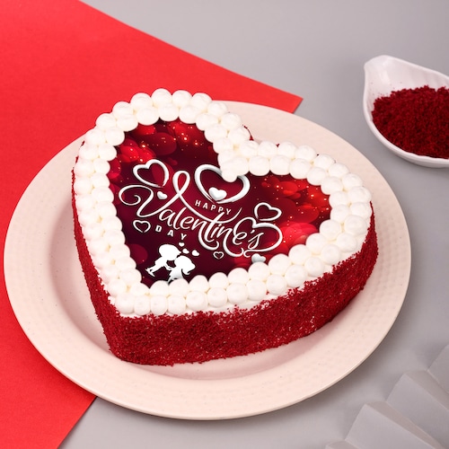 Buy Red Velvet Valentines Poster Cake