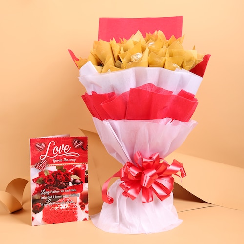 Buy Ferrero Royale Delight Bouquet with Greeting