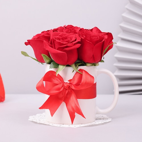Buy Red Roses Charm Mug