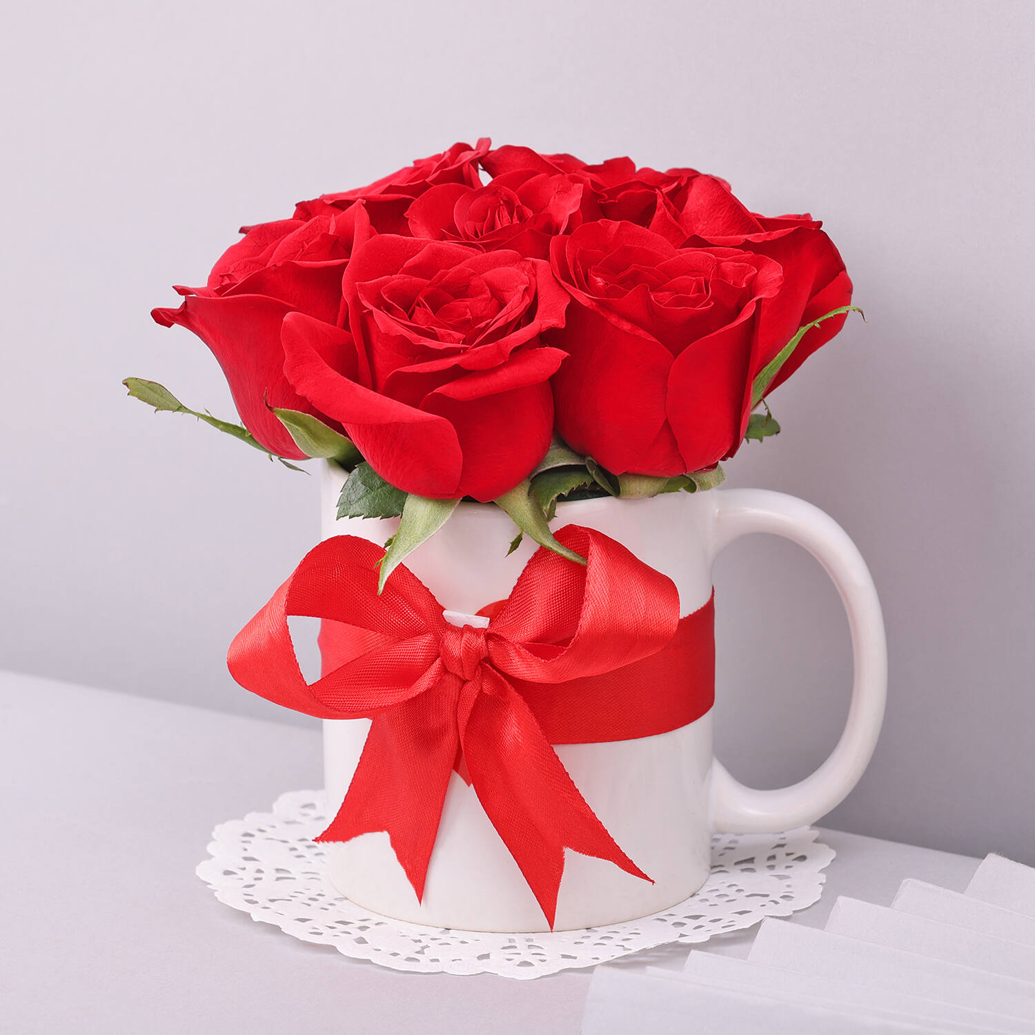 Roses Are Red True Crime Poetry Accent Coffee Mug, 11oz