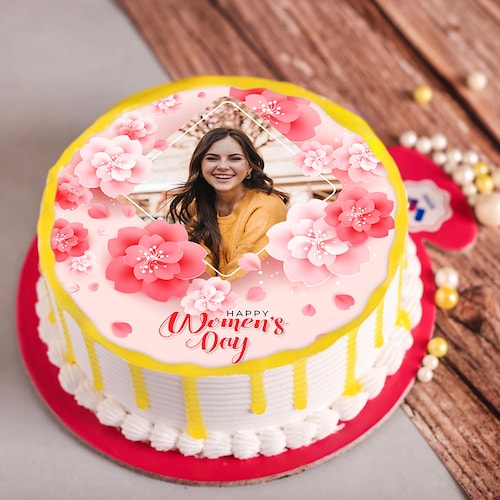 Buy Decorated Rosy Photo Cake