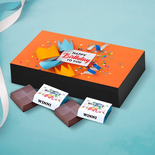 Buy Birthday Chocolate  6pcs Box