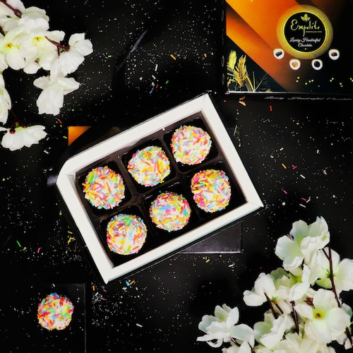 Buy Colorful Truffle Chocolates with Coconut Fillings