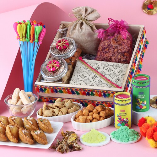 Buy Vibrant Holi Treats Hamper