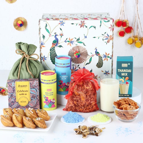 Buy Peacock Flavorful Holi Hamper