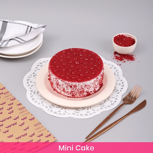 Buy Classic Mini Red Velvet Cake (300 Gm)