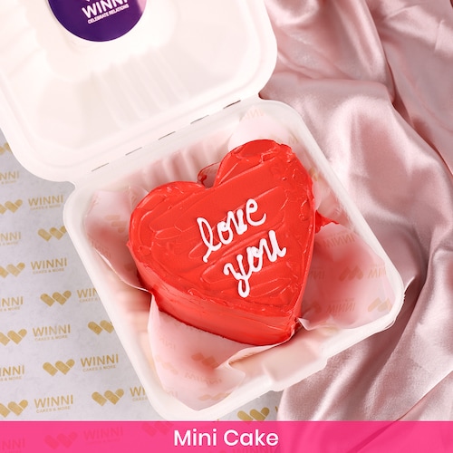 Buy Heart Shape Mini Black Forest Cake 300 Gm