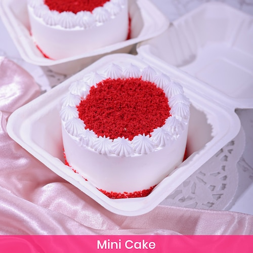 Buy Finest Red Velvet Mini Cake 300 Gms