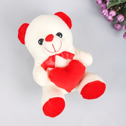 Buy Cuddly Teddy Bear with Red Heart