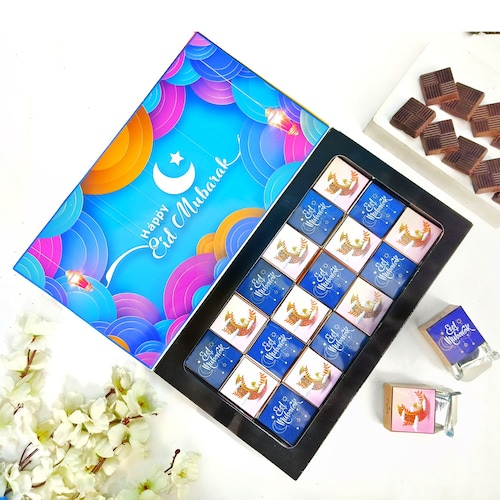 Buy Eid Mubarak Gift of Dryfruit Chocolates