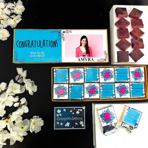 Buy Personalised Congratulations Gift Box of Chocolates