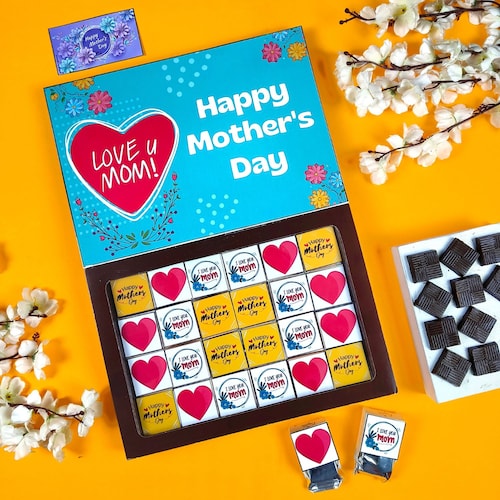 Buy Love U Mom Chocolates and Greeting Card Combo