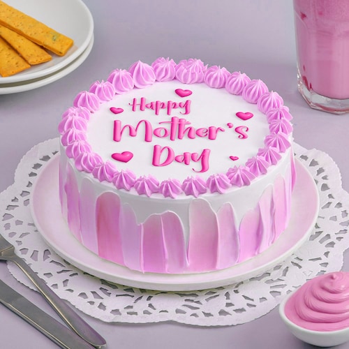 Buy Happy Mothers Day Rich Vanilla Cake