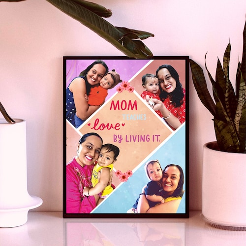 Buy Moms Personalised Picture Collage Frame