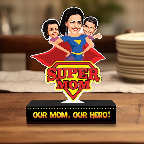 Buy Personalised Super Mom Heroic Caricature