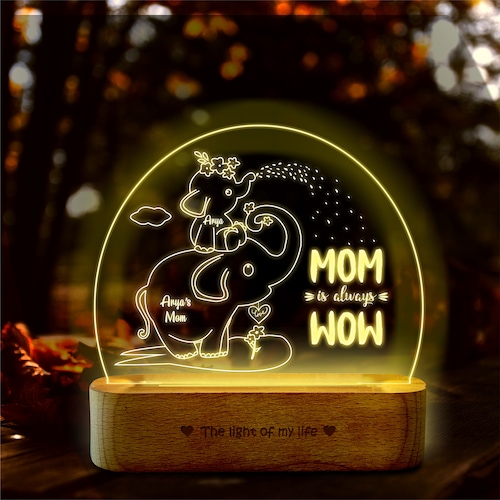 Buy Mom Is Wow Personalised Lamp