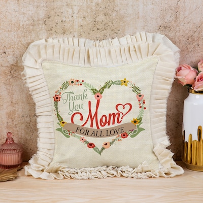 Beautiful Thank You Mom Cushion