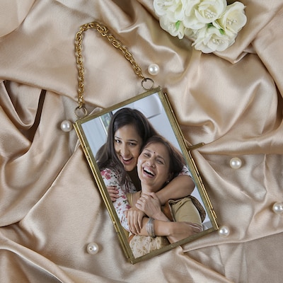 Personalised Classic Brass Photo Frame
