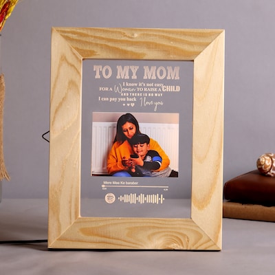 Personalized Led Photo Frame to My Mom