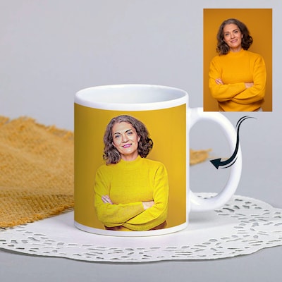Personalised Vibrant Photo to Art Mug