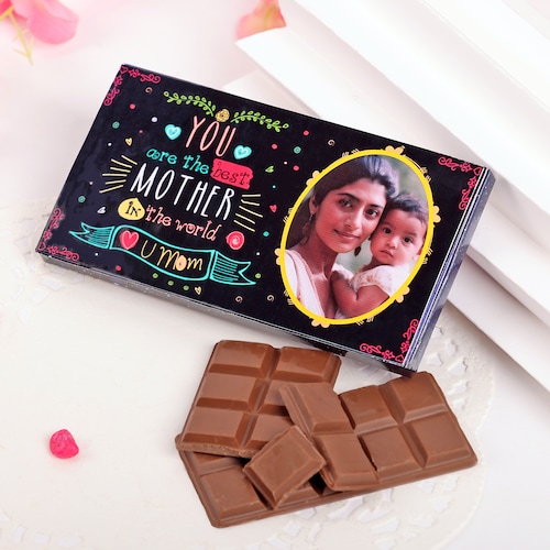 Buy Best Mom Sugar Free Personalised Chocolate Gift