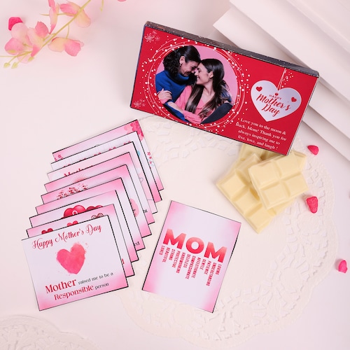 Buy Personalised Mothers Day Tempting White Chocolate Combo