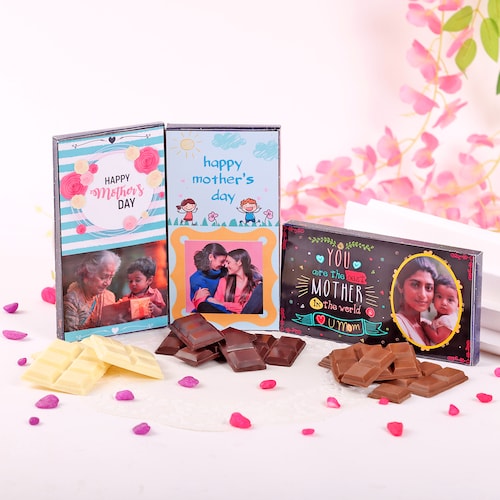 Buy Personalised Mothers Day Triple Chocolate Combo