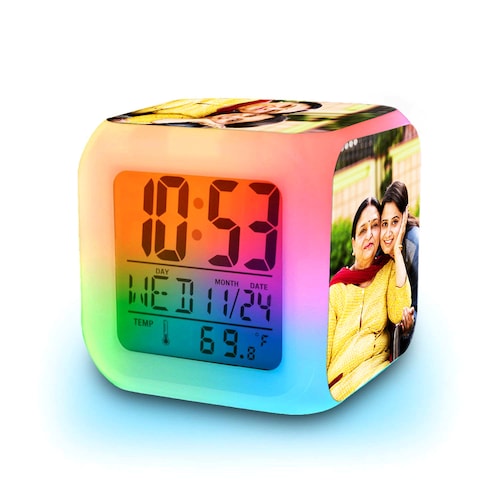 Buy Personalised Memories Tabletop Led Clock