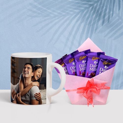 Buy Personalized Mug With Dairy Milk Chocolate