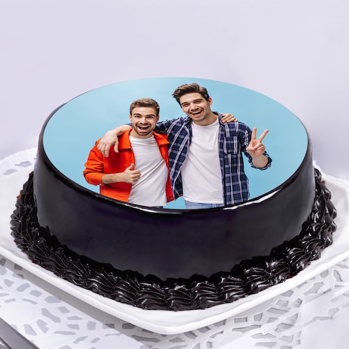 Buy Brother Day Truffle  Photo Cake