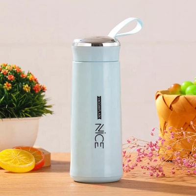 Sleek Silicone Covered Glass Bottle