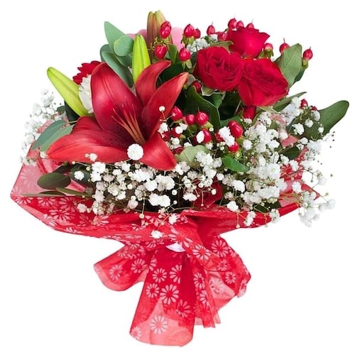 Buy Mixed Floral Arrangement