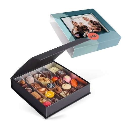 Buy Luxury Chocolates With Personalised Photo Box