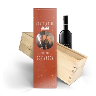 Wine In Personalised Packing