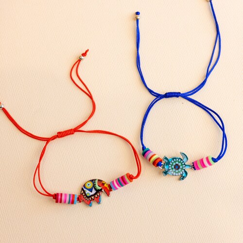 Buy Cute Elephant Rakhi with Turtle Rakhi