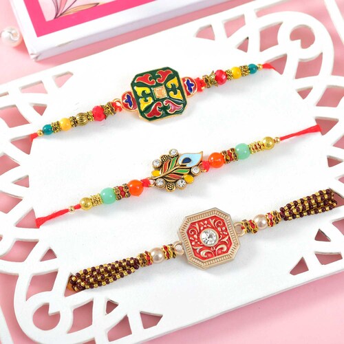 Buy Set of 3 Classic Rakhi