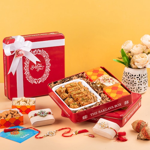 Buy Savor and Celebrate 3 Set Rakhi Box