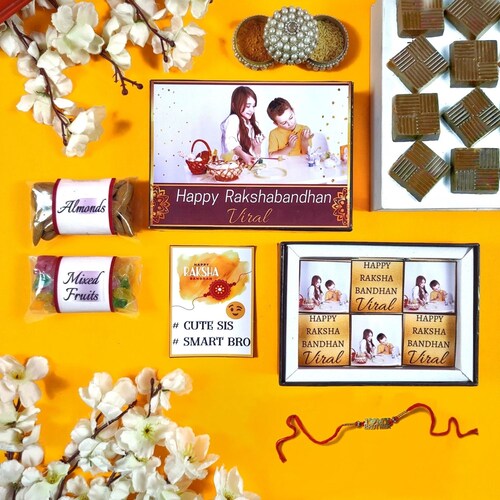 Buy Personalised Luxe Rakhi Treat for Brother