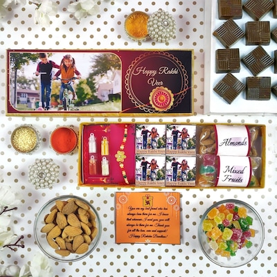 Personalised Healthy Rakhi Gift Treat
