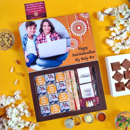 Buy Personalised Rakhi Celebration Hamper