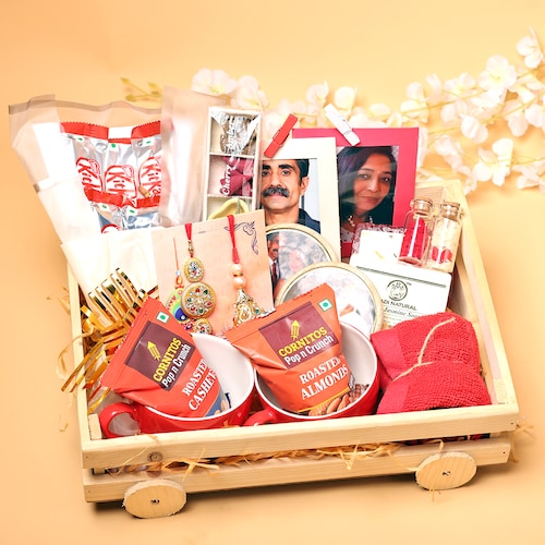 Buy Personalized Bhaiya Bhabhi Rakhi Gift Box