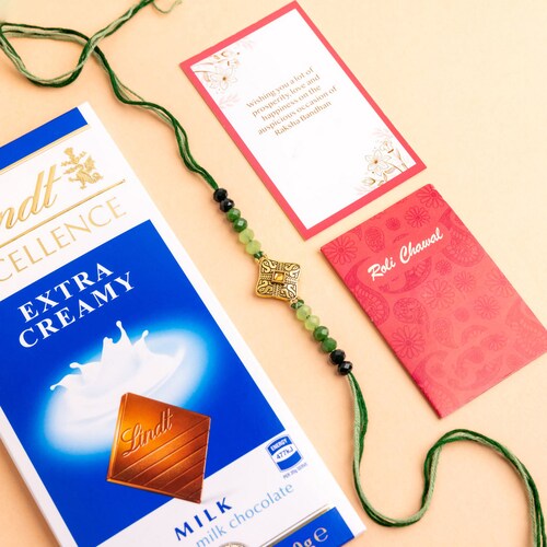 Buy Vivid Rakhi with Lindt Chocolate