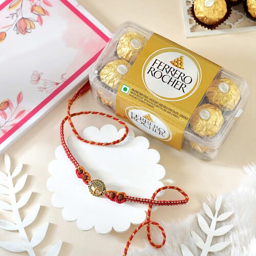 Buy Holy KalpTaru Rakhi with Ferrero Rochers