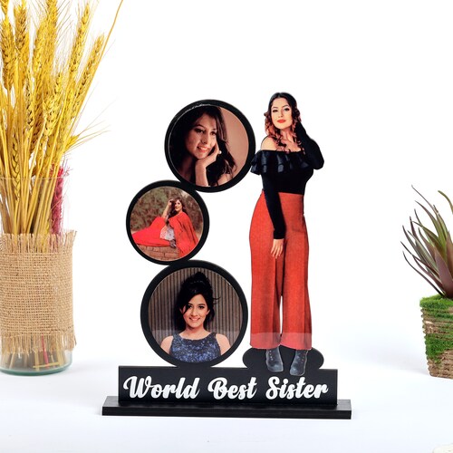 Buy Personalized World Best Sister Photo Stand