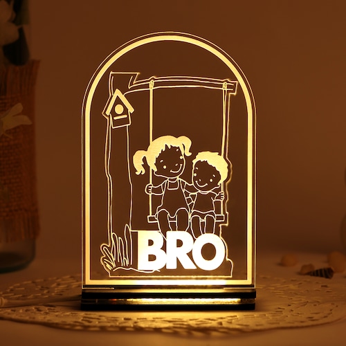 Buy Personalised Bro Classic Led Lamp