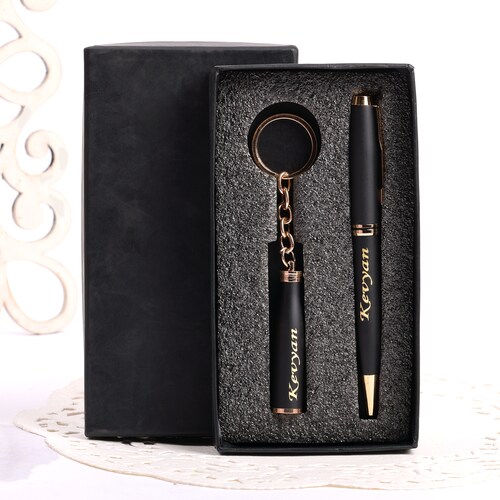 Buy Personalized Engraved Pen Keychain Set