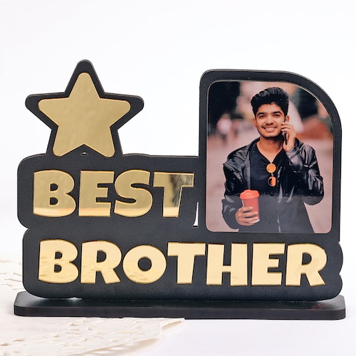 Buy Personalized Catchy Brother Photo Frame