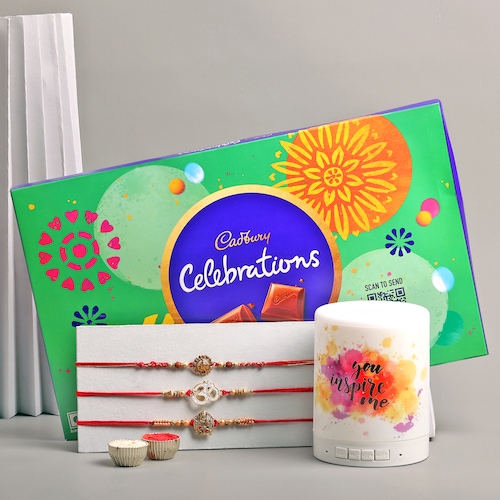 Buy Soulful Rakhi Set with Celebrations