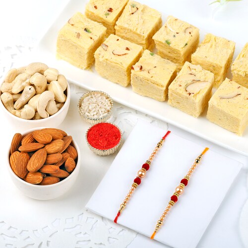 Buy Set 2 Rakhi Set Hamper